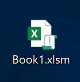 .xlsmファイルのアイコン